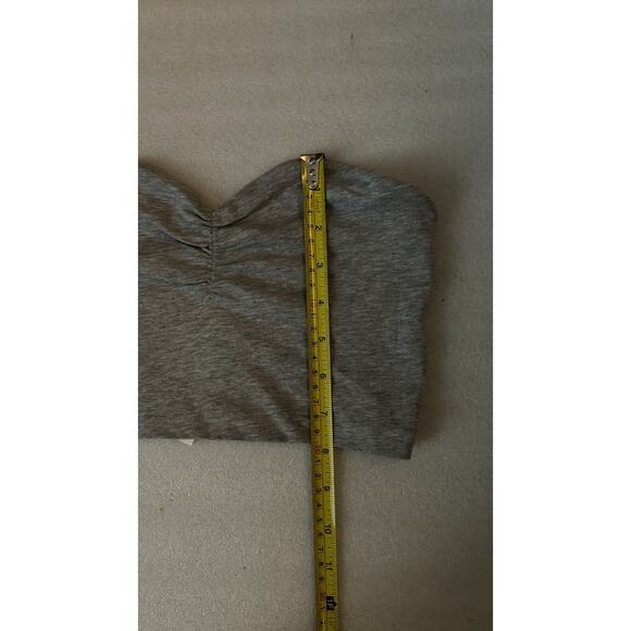 ASOS Gray The Crop Bandeau NEW Coquette Girl Bratz Cosplay Fairycore Festival - Picture 6 of 8